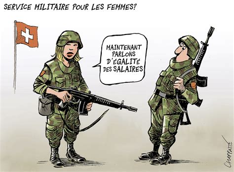 Service Militaire Pour Les Femmes Globecartoon Political Cartoons