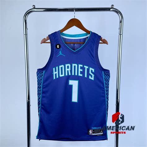 Hombres 2023NBA Camisa Charlotte Hornets LaMelo Ball Jugador De