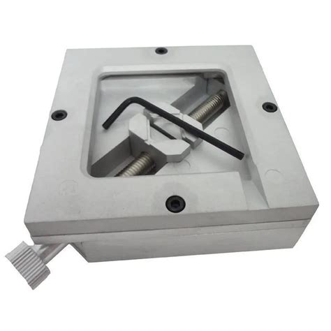 Silver Bga Reballing Stencils Station Template Holder Jig For Pcb Chip