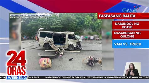 Paspasang Balita Nabundol Ng Kotse Nasabugan Ng Gulong Salpukan Ng