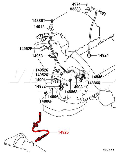 Viamoto Mitsubishi Car Parts Lambda Sensor Oxygen Sensor Mitsubishi