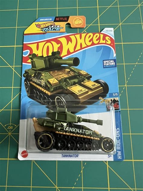 2024 HOT WHEELS TANKNATOR TANK HW RIDE ONS 3 5 GREEN EBay