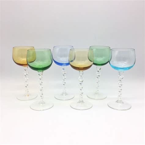 Colored Wine Glasses With Stems The Stemless Shape Means They Re