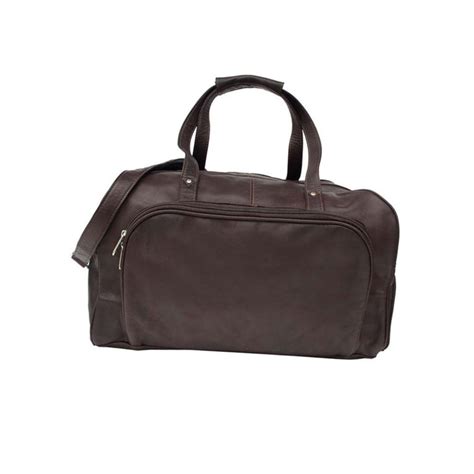 Solid Genuine Leather Travel Duffel Bags Large Size