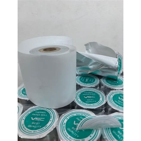 Jual Kertas Struk Thermal Vsc Uk 58 Mm X 40 Mm Printher Thermal Edc