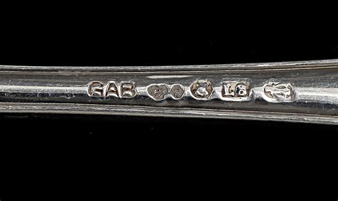 Bestick St Silver Modell Svensk Spets Gab Och Cgh Tal Tot