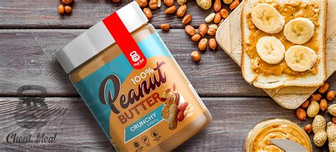 Cheat Meal Peanut Butter 100 Crunchy 1kg Masło orzechowe 100 z