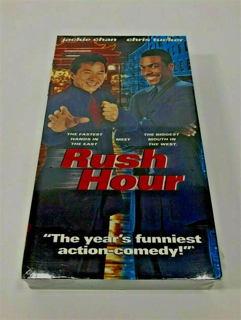 Warner Brothers Rush Hour Vhs 1999 Jackie Chan Chris Tucker New