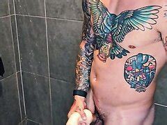 Hot Tatted Str8 Guy Wank And Cum Video 2 ThisVid