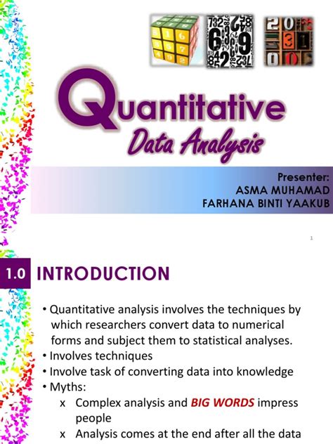 Quantitative Analysis Pdf Data Analysis Mean