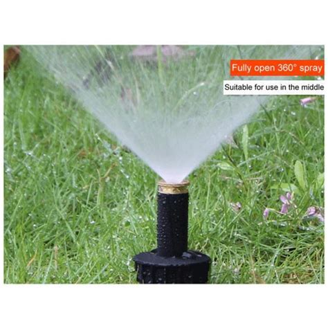 90 360 Degree Pop Up Sprinklers Plastic Lawn Watering Sprinkler Head