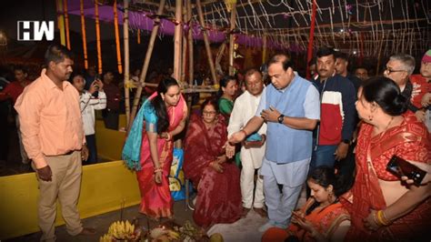 Assam Cm Himanta Biswa Sarma Offers Prayers On Occasion Of Chhath Puja