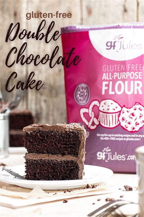 Double Chocolate Gluten Free Cake 1 Gf Recipes Gfjules