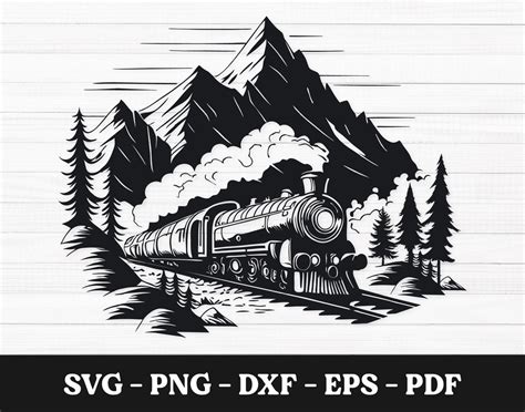 Train Svg Steam Train Svg Train Clipart Steam Locomotive Svg