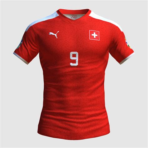 Switzerland Euro Home Concept Fifa Kit Creator Showcase