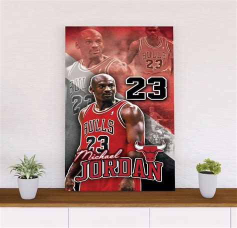 Michael Jordan Premium Posters Framed Michael Jordan Poster Etsy