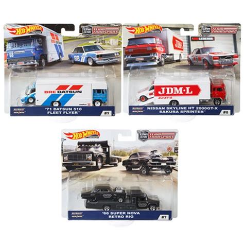 Hot Wheels Car Culture Team Transport Wave Set Of Legendary Toys