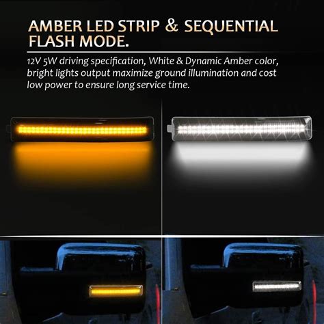 D Lumina Reflector Secuencial De Espejo Lateral Switchback Luces