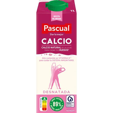 Comprar Leche Desnatada Uht Con Calcio Brik L Pascual