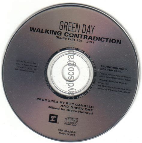 Green Day Discography Walking Contradiction