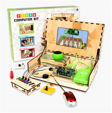 Piper Raspberry Pi Computer Kit - Kano Computer Kit Touch Us, HD Png ...