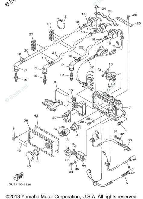 Yamaha Waverunner 1998 Oem Parts Diagram For Electrical 1