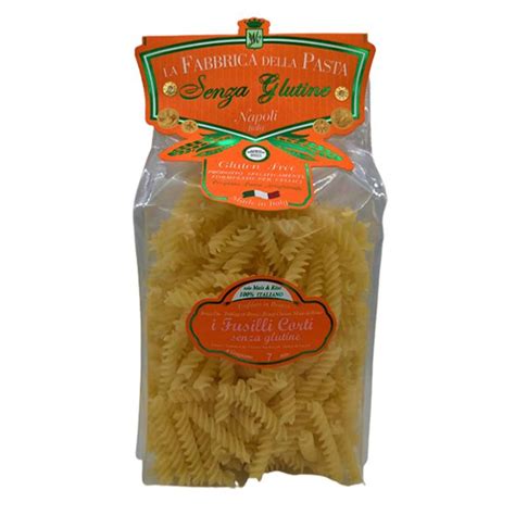 Pâtes sans gluten de Gragnano I G P Fusilli italienne