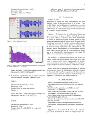 Digitalizaci N De Audio Practica Pdf