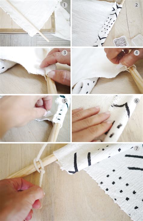 Turn Any Fabric Into A Modern Wall Hanging Project Nursery