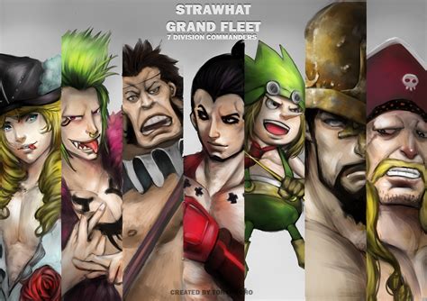 Strawhat Grand Fleet 7 Division Commanders by tonyohoho on DeviantArt