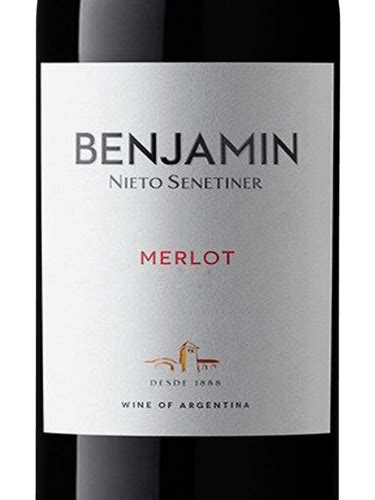 Nieto Senetiner Benjamin Merlot Vivino Canada