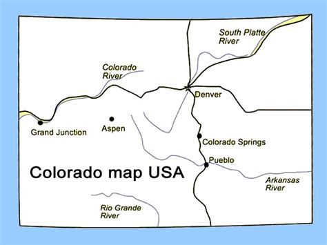 Colorado Map Map Of Colorado Denver Map Mapa Colorado