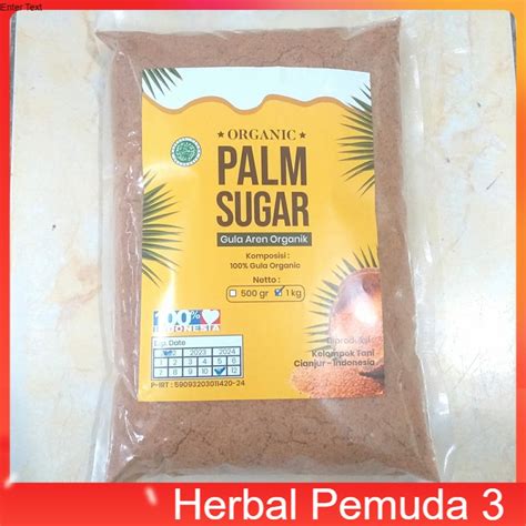 Jual Gula Aren Bubuk Organik 1 Kg Gula Semut Palm Sugar Shopee Indonesia