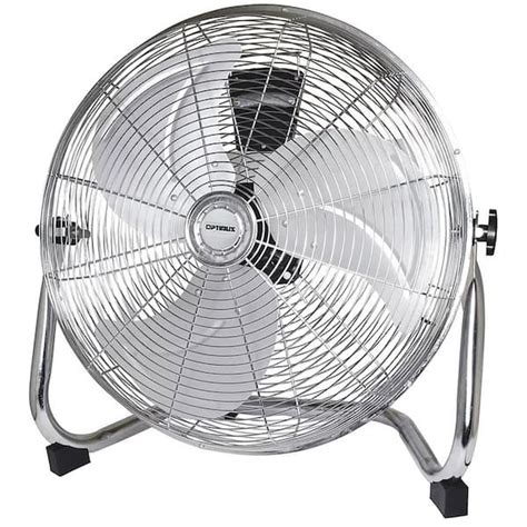 Optimus 12 In Industrial Grade High Velocity Drum Fan With Chrome