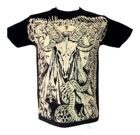 Playera Baphomet Satan Meses sin interés