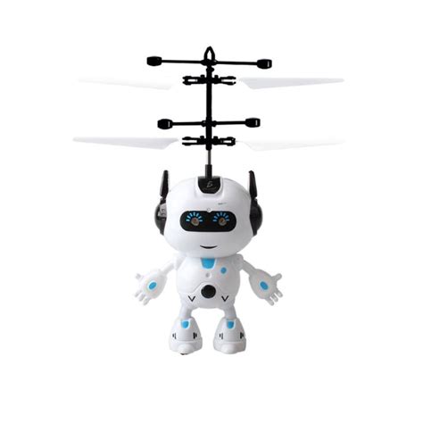 Mini Drone Robot Volador Por Inducci N Luz Led Juguete Helic