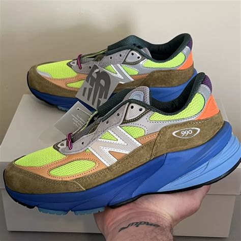 Wider Release Action Bronson X New Balance 990v6 Baklava 42 OFF