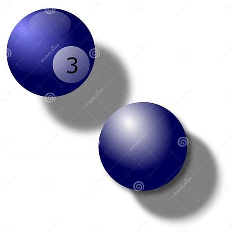 Single Colorful Pool Ball Stock Illustration Illustration Of Bright