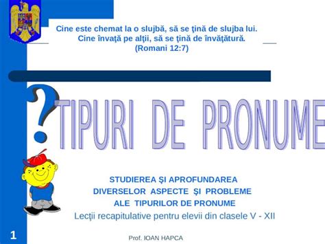 Ppt Tipurile De Pronume Pdfslide Net