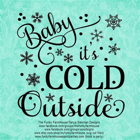 Svg Png Baby It S Cold Outside Etsy