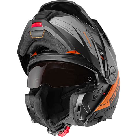 Schuberth E2 Explorer Modular Helmet Orange Sch 417905 Modular Helmets