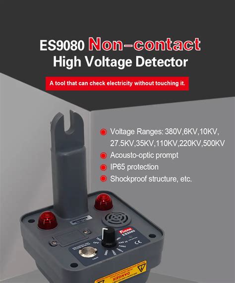 High Voltage Tester Es Non Contact High Voltage Detector