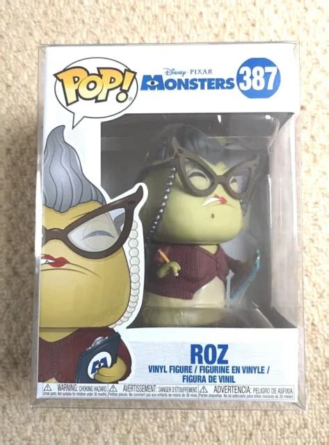 FUNKO POP DISNEY Pixar Roz 387 Monsters Inc VAULTED Exclusive NEW EUR