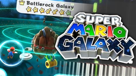 Super Mario Galaxy Battlerock Galaxy Theme Piano Tutorial Synthesia