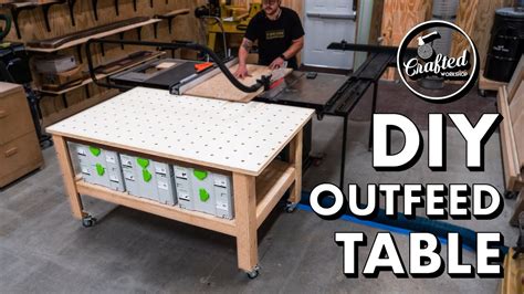 Diy Mft Style Outfeed Table Assembly Table And Workbench How To Build Youtube