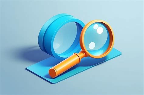 Premium Photo Magnifying Glass Discovery Research Search Analysis