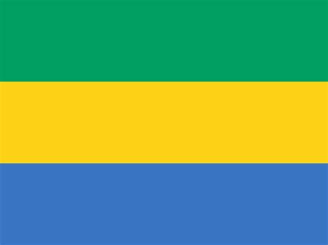 The official flag of the Gabon