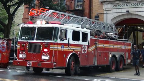 Fdny Engine Spare And Ladder Spare Responding Youtube