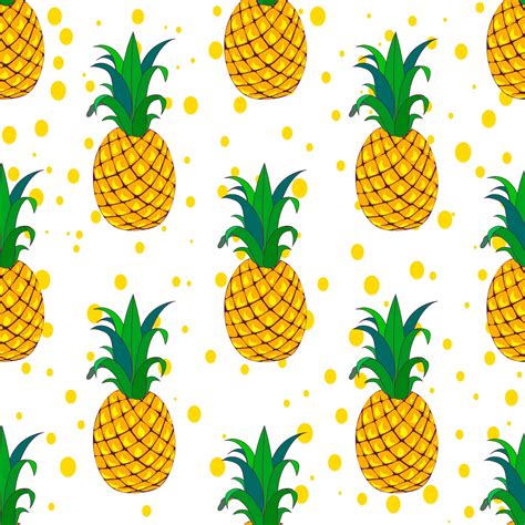 Pineapple Fruit Pattern Background Free Stock Photo Public Domain