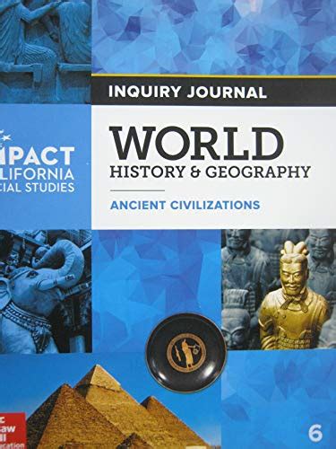 World History And Geography Ancient Civilizations Grade 6 Inquiry Journal California Jackson J